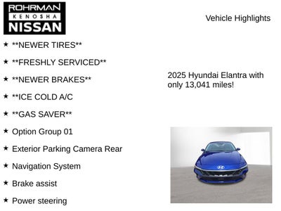 2025 Hyundai Elantra Hybrid Limited