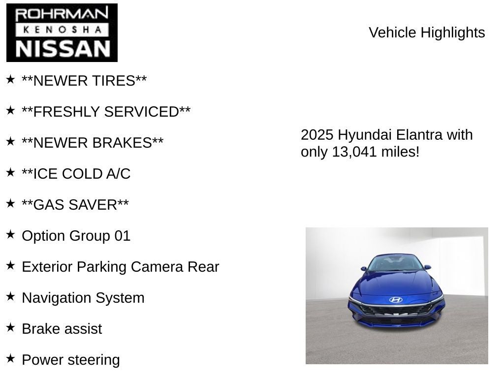 2025 Hyundai Elantra Hybrid Limited