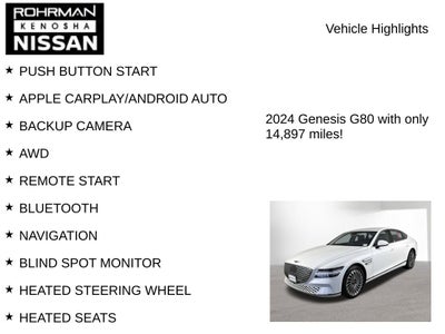 2024 Genesis Electrified G80 Advanced