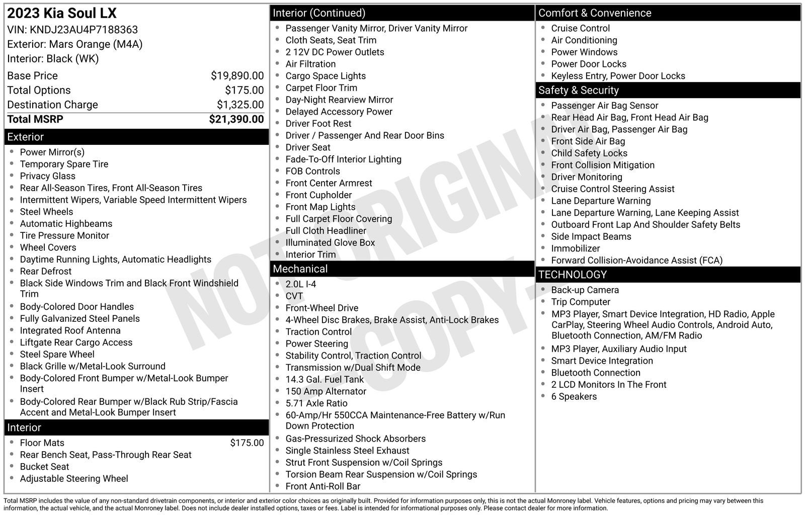 2023 Kia Soul LX