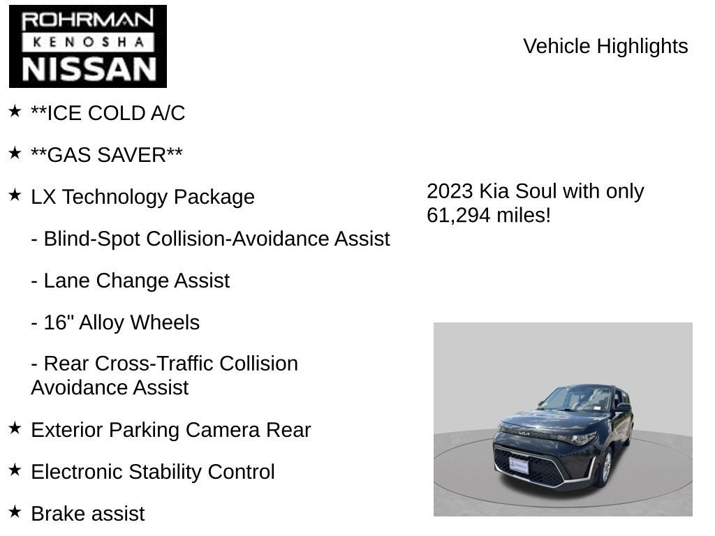 2023 Kia Soul LX