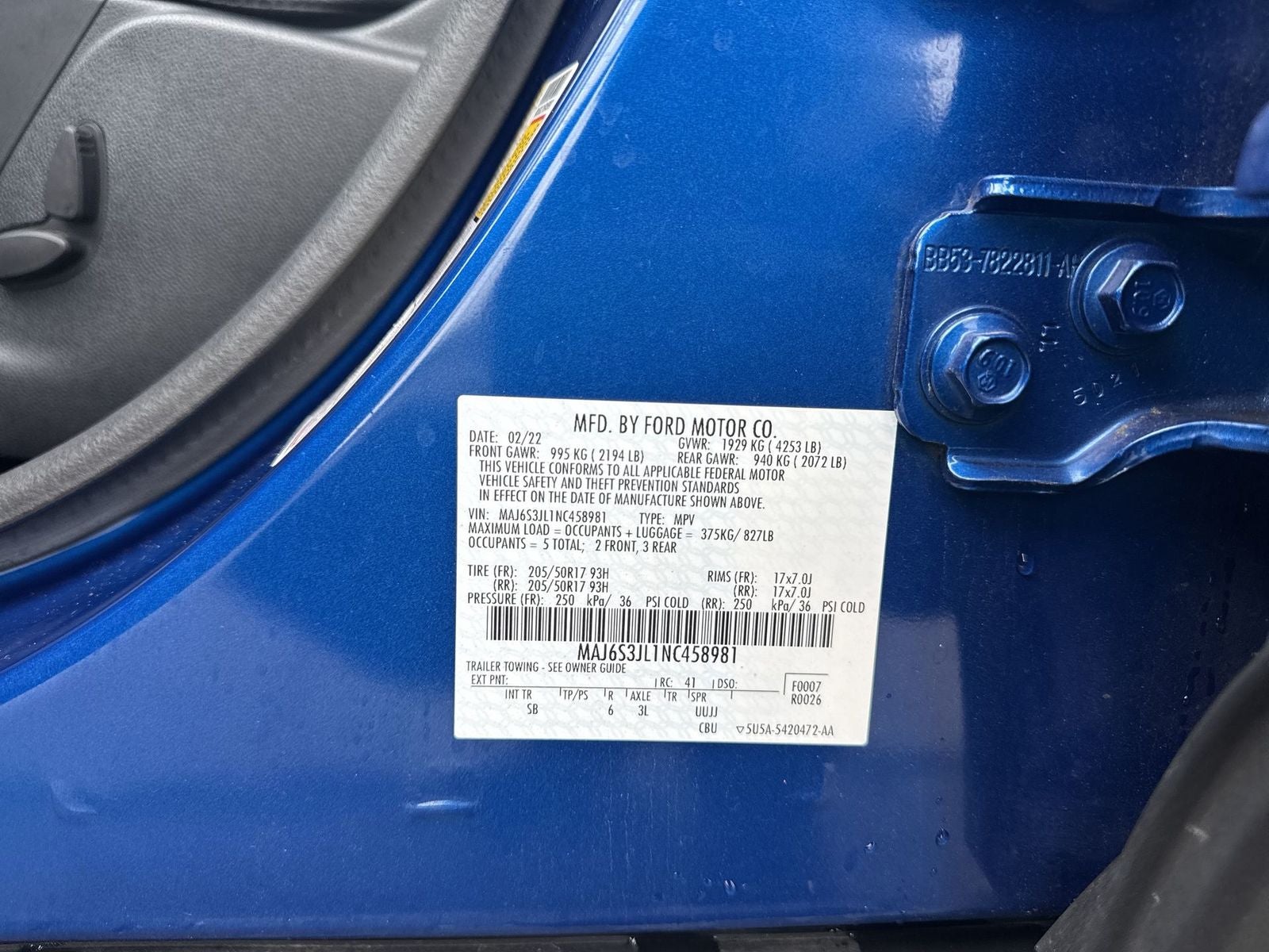 2022 Ford EcoSport SES