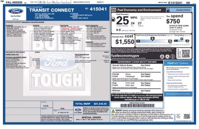 2019 Ford Transit Connect XL