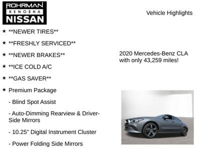 2020 Mercedes-Benz CLA CLA 250 4MATIC®
