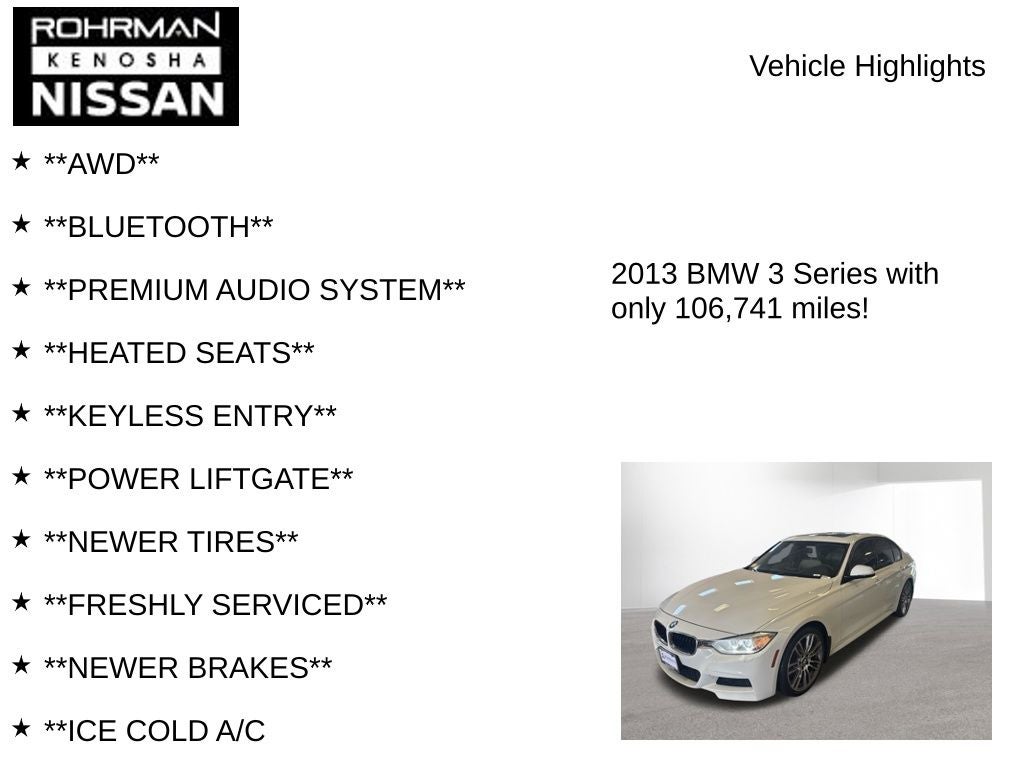 2013 BMW 3 Series 335i xDrive