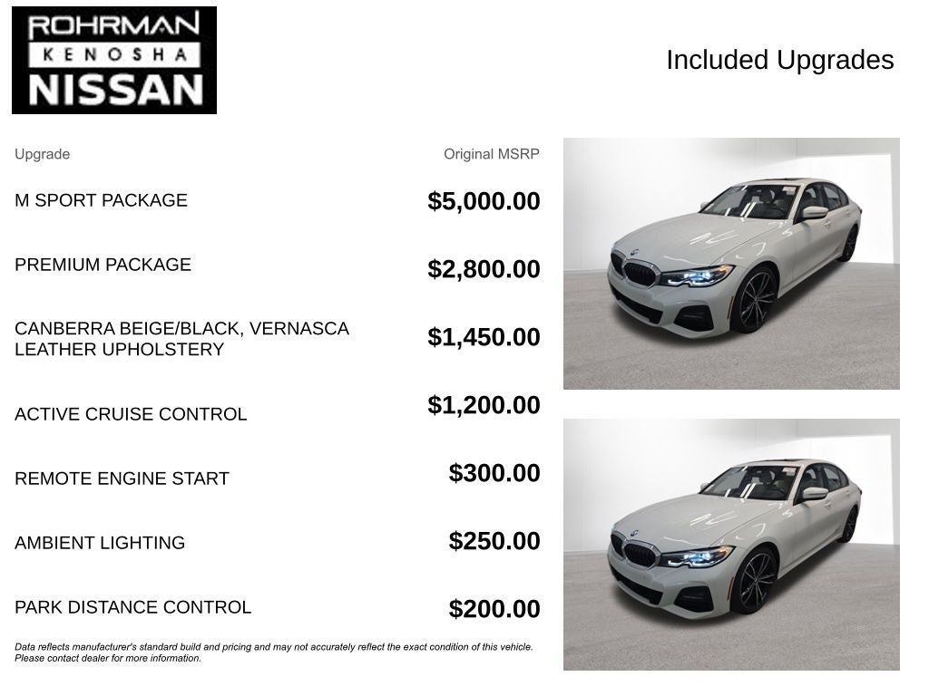 2019 BMW 3 Series 330i xDrive M Sport Package