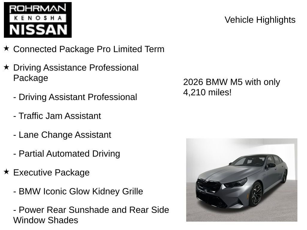 2026 BMW M5 Base