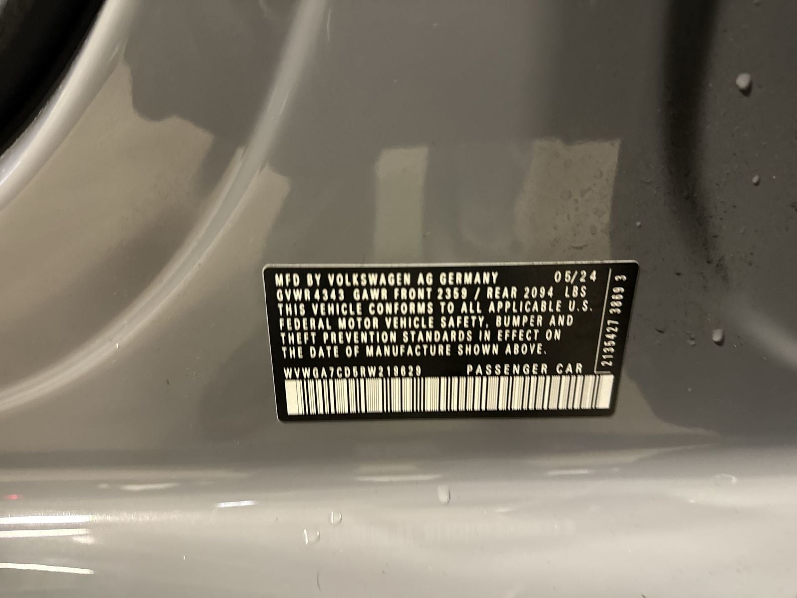 2024 Volkswagen Golf GTI 2.0T S