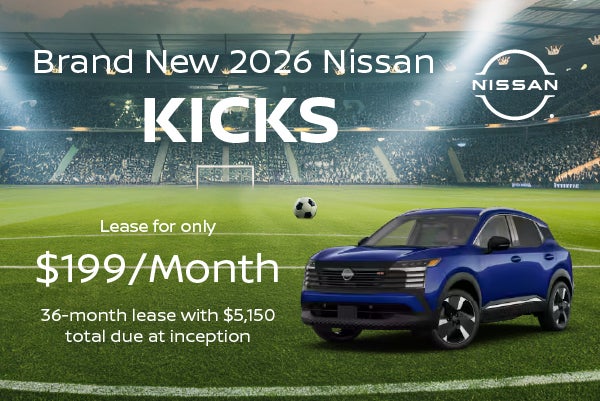 Brand New 2026 Nissan KICKS