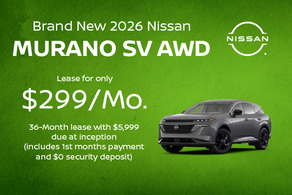 Brand New 2026 Nissan MURANO SV AWD