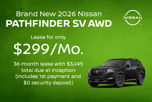 Brand New 2026 Nissan PATHFINDER SV AWD