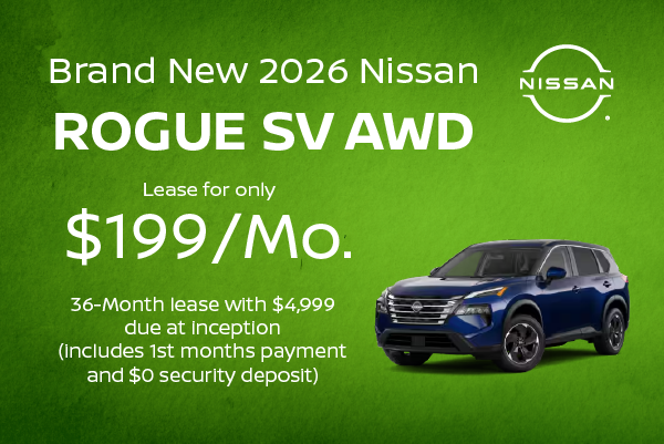 Brand New 2026 Nissan ROGUE SV AWD