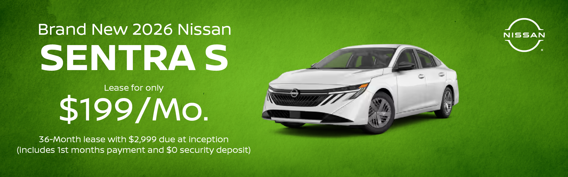 Brand New 2026 Nissan SENTRA S