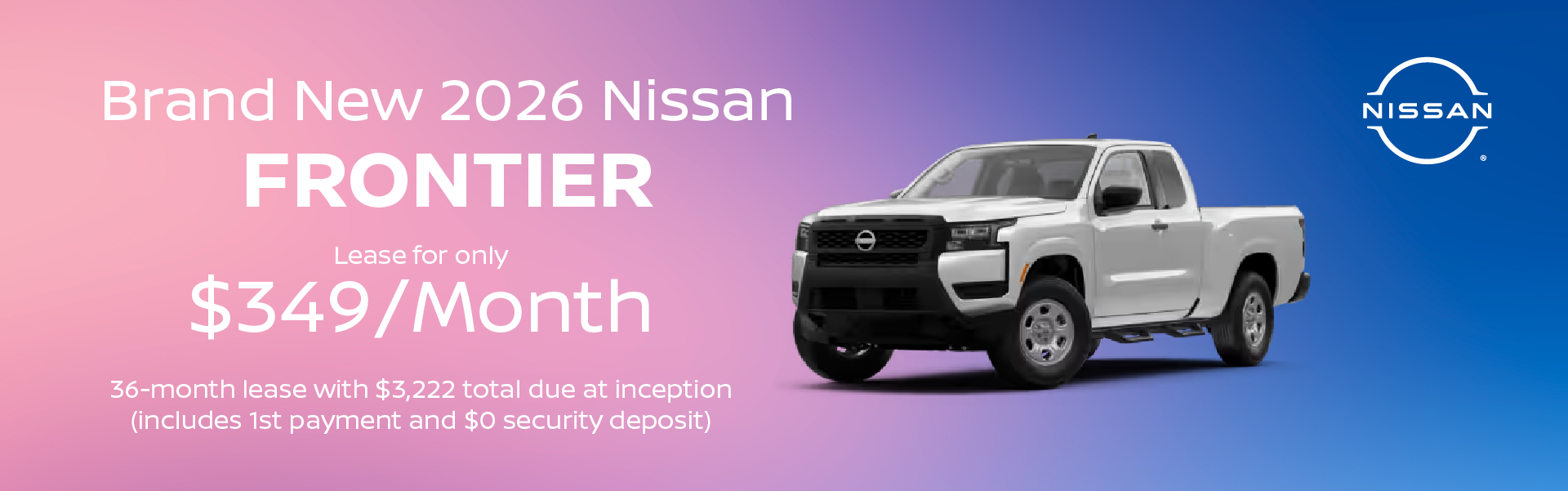 Brand New 2026 Nissan FRONTIER