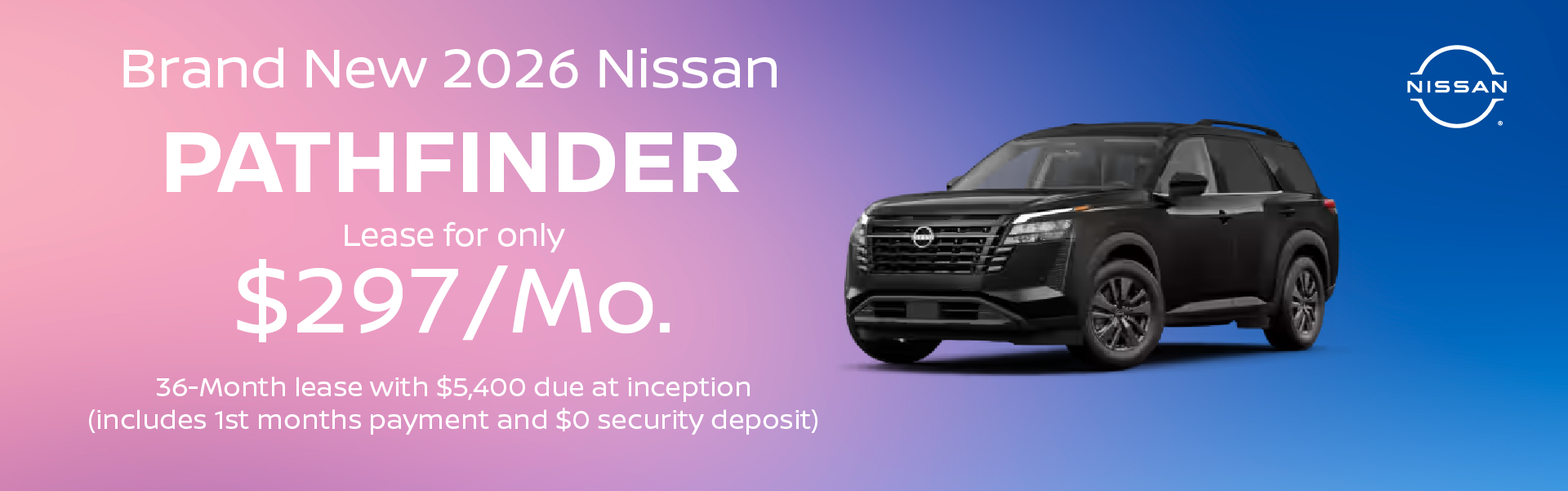 Brand New 2026 Nissan PATHFINDER