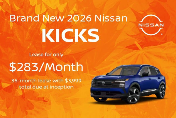 Brand New 2026 Nissan Kicks