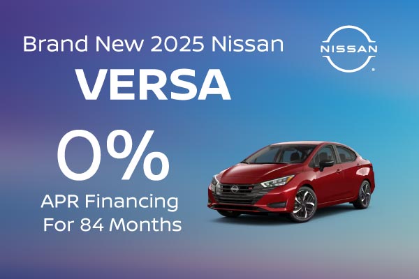 Brand New 2025 Nissan
VERSA